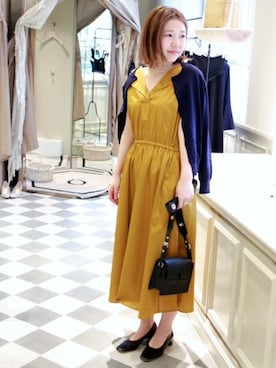 「SLOBE IENA」｜Laraさん（レディース・158cm）の春コーディネート