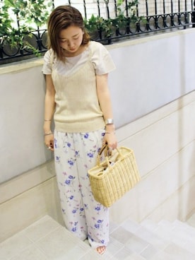 Laraさん（レディース・158cm）の春コーディネート