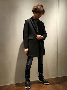 zakiさん（メンズ・174cm）の冬コーディネート