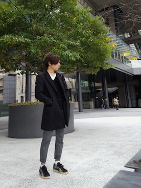 「アイテム（その他）」を使った、zakiさん（メンズ・174cm・40代）の冬コーディネート