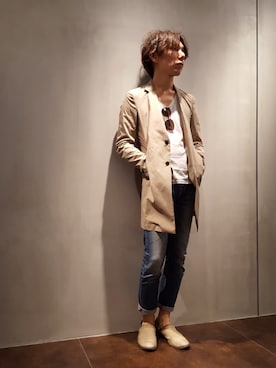 「アイテム（その他シューズ）」を使った、zakiさん（メンズ・174cm・40代）の春コーディネート