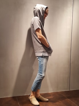 「アイテム（その他シューズ）」を使った、zakiさん（メンズ・174cm・40代）の春コーディネート