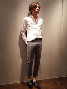 「アイテム（その他シューズ）」を使った、zakiさん（メンズ・174cm・40代）の夏コーディネート