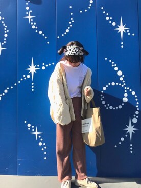 「101匹わんちゃん」｜「アイテム（ジャケット/アウター）」を使った、natsumiさん（レディース・157cm）の秋コーディネート