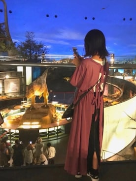 「福井恐竜博物館」｜natsumiさん（レディース・157cm）の冬コーディネート