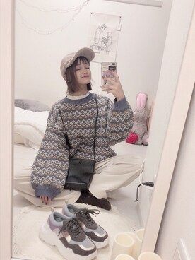 「SM2（エスエムツー）のアイテム（トップス）」を使った、𝕟𝕒𝕞𝕚𝕝𝕜 🐻さん（レディース・153cm・10代）の秋コーディネート