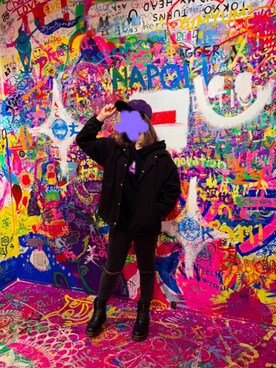 Emily👾イジュさん（レディース・157cm）の冬コーディネート