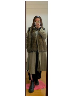 「H&M（エイチ・アンド・エム）のアイテム（その他アウター）」を使った、aaaさん（レディース・153cm）の秋コーディネート