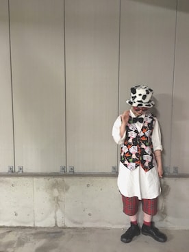 「BellyButton（ベリーボタン）のアイテム」を使った、湯さん（レディース・153cm）の夏コーディネート