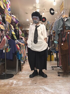 「BellyButton（ベリーボタン）のアイテム」を使った、湯さん（レディース・153cm）の夏コーディネート
