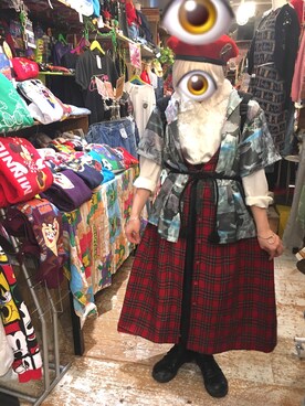 「BellyButton（ベリーボタン）のアイテム」を使った、湯さん（レディース・153cm）の秋コーディネート
