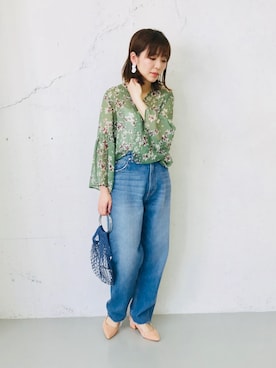 nanakoさん（レディース・153cm）の冬コーディネート