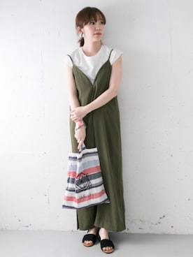 nanakoさん（レディース・153cm）の夏コーディネート