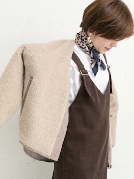 「SMELLY（スメリー）のアイテム（財布/小物）」を使った、nanakoさん（レディース・153cm）の冬コーディネート