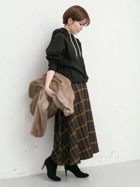 nanakoさん(レディース・153cm)の冬コーディネート