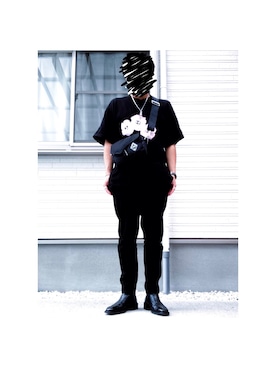 「A-COLD-WALL*(アコールドウォール)のアイテム(バッグ)」を使った、賢吾さん(メンズ・171cm)の夏コーディネート