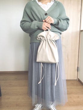 「T・S・L（ティーエスエル）のアイテム」を使った、こちゃさん（レディース・162cm）の春コーディネート