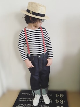 「アイテム（バレエシューズ）」を使った、yuuuuuuminさん（キッズ・120cm）の春コーディネート