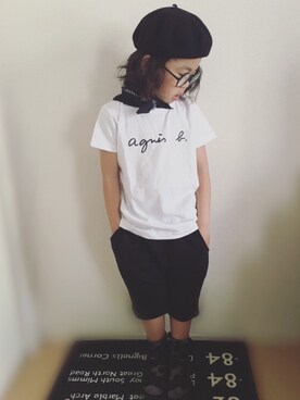 「quoti use fith（クゥオティ　ユース　フィス）のアイテム（シューズ）」を使った、yuuuuuuminさん（キッズ・120cm）の夏コーディネート