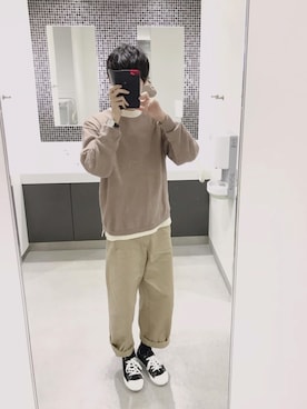 ao-iroさん（メンズ・180cm）の冬コーディネート