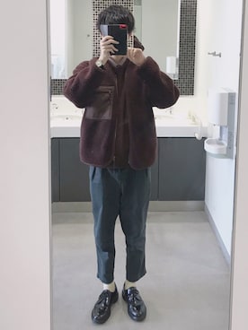 ao-iroさん（メンズ・180cm）の冬コーディネート