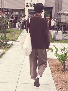 ao-iroさん（メンズ・180cm）の冬コーディネート