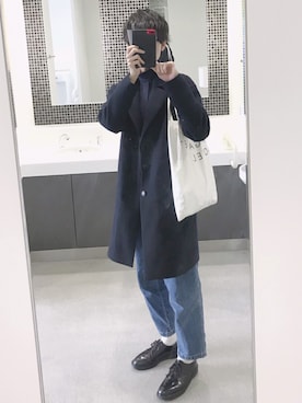 ao-iroさん（メンズ・180cm）の冬コーディネート