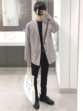 ao-iroさん（メンズ・180cm）の春コーディネート