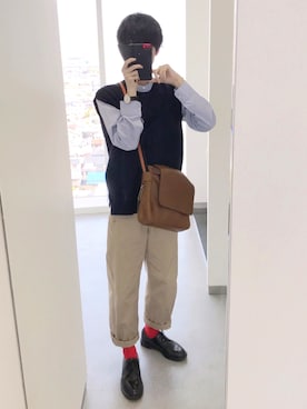 ao-iroさん（メンズ・180cm）の春コーディネート