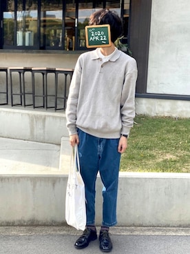 ao-iroさん（メンズ・180cm）の春コーディネート