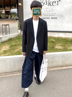 ao-iroさん（メンズ・180cm）の春コーディネート