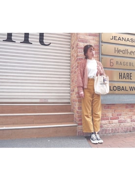 「青文字系」｜monamomooさん（レディース・167cm）の春コーディネート