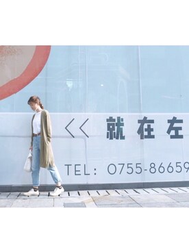 「travel」｜「アイテム（アクセサリー）」を使った、monamomooさん（レディース・167cm）の夏コーディネート