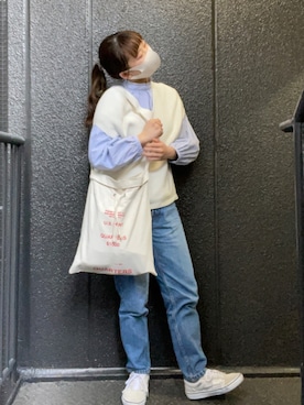 「ポニーテール」｜おかゆうさん（レディース・161cm・10代）の春コーディネート
