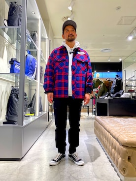 「DIESEL（ディーゼル）のアイテム（その他アウター）」を使った、keiさん（メンズ・176cm）の秋コーディネート