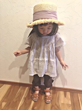 moachi❁⃘*.ﾟさん（キッズ・80cm）の秋コーディネート