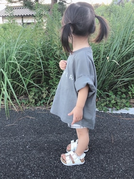 moachi❁⃘*.ﾟさん（キッズ・80cm）の秋コーディネート