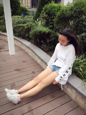 「天台」｜牛肉味的胡萝卜さん（レディース・168cm）の秋コーディネート