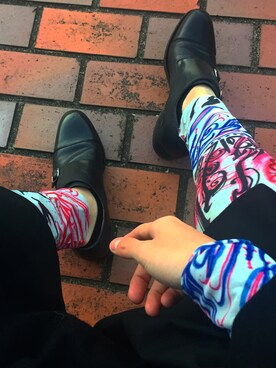 「kicks」｜「アイテム（その他）」を使った、galaさん（メンズ・170cm）の冬コーディネート