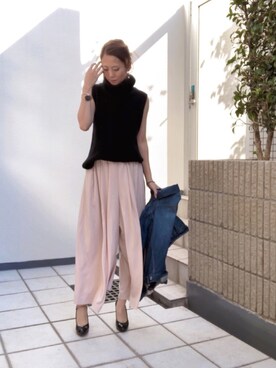 「Daniel Wellington」｜「アイテム（デニムジャケット）」を使った、itsuka*✧さん（レディース・155cm）の秋コーディネート