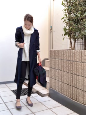 「Daniel Wellington」｜「アイテム（トレンチコート）」を使った、itsuka*✧さん（レディース・155cm）の秋コーディネート