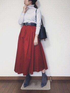 「MuseR（ミュザー）のアイテム」を使った、さくらさん（レディース・160cm）の冬コーディネート