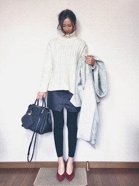 さくらさん（レディース・160cm）の冬コーディネート