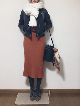 「MuseR（ミュザー）のアイテム」を使った、さくらさん（レディース・160cm）の冬コーディネート