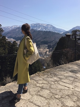 「Munich（ミューニック）のアイテム（シューズ）」を使った、さくらさん（レディース・163cm）の春コーディネート