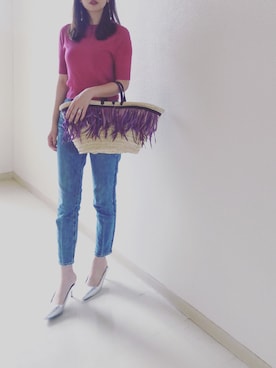 「FORDMILLS（フォードミルズ）のアイテム」を使った、さくらさん（レディース・163cm）の春コーディネート