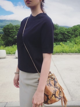 「Munich（ミューニック）のアイテム（シューズ）」を使った、さくらさん（レディース・163cm）の春コーディネート