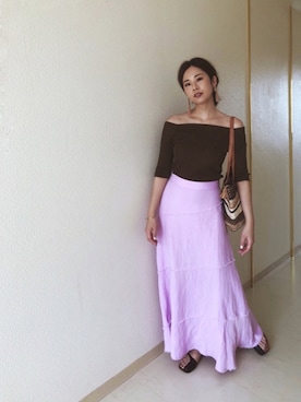 「H&M（エイチ・アンド・エム）のアイテム（アクセサリー）」を使った、さくらさん（レディース・163cm）の夏コーディネート