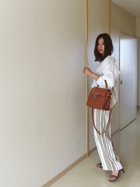 「NAIN（ナイン）のアイテム」を使った、さくらさん（レディース・163cm）の秋コーディネート