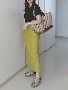 「ELFORBR（エルフォーブル）のアイテム」を使った、さくらさん（レディース・163cm）の春コーディネート